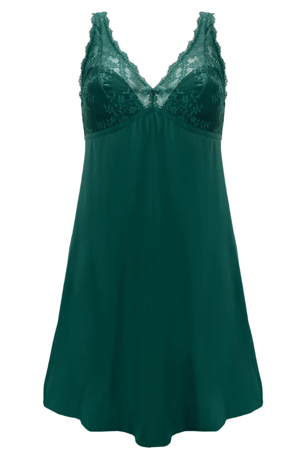 Pour Moi Chemise Flora Luxe Chemise - Green