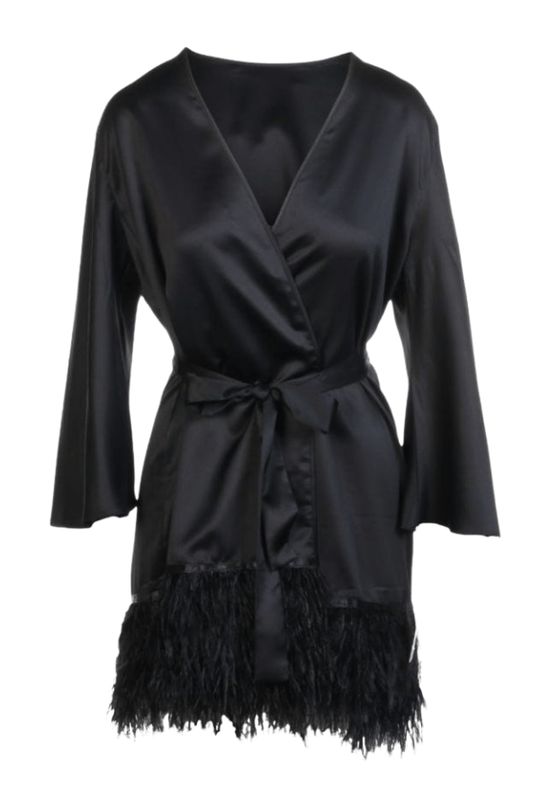 Swan Cover Up - Black