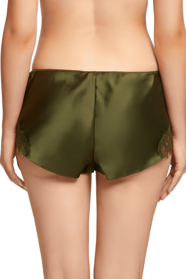 Sainted Sisters Bottoms Olive / M Scarlett French Knicker - Green