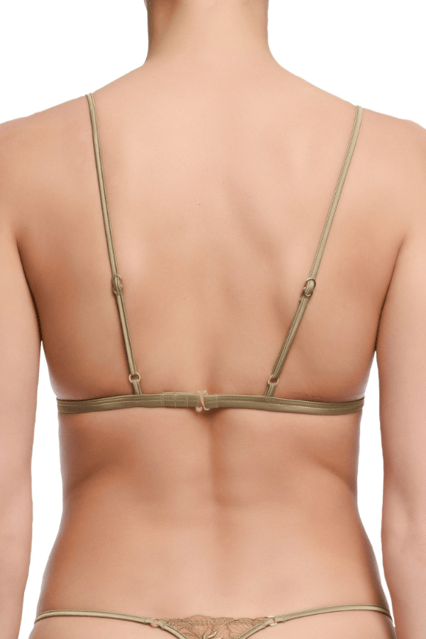 Sainted Sisters Lingerie Olive / S Taylor Bralette - Bronze