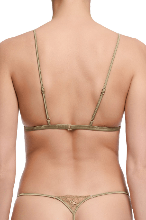 Sainted Sisters Thong Olive / S Taylor G-String - Bronze