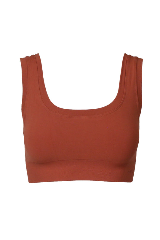 Essential Scooped Bralette - Cinnamon