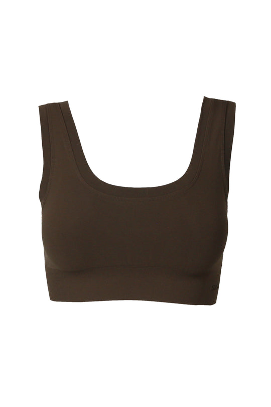 Essential Scooped Bralette - Olive