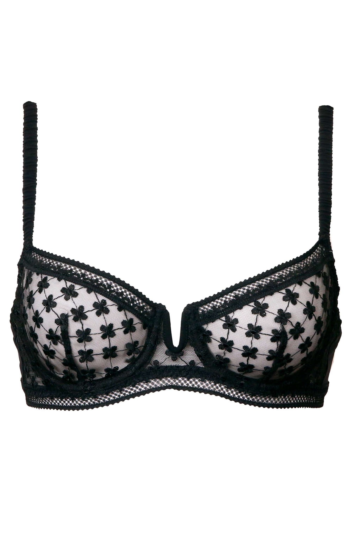 Simone Perele Bras Hortense Half-Cup Bra - Black