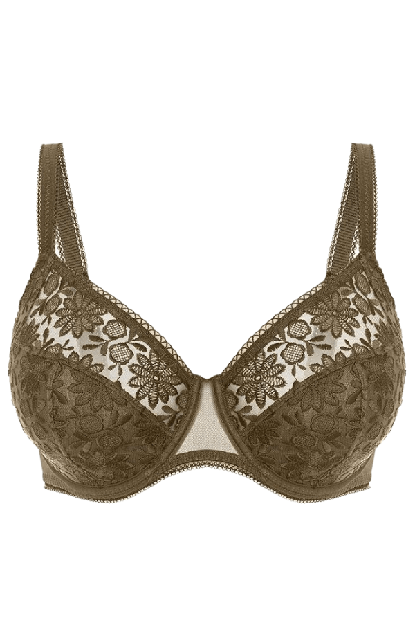 Simone Perele Lingerie Amazone Full Cup Bra - Olive