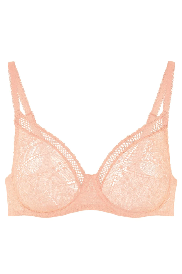 Simone Perele Plunge Comete Molded Full Cup Bra - Cream