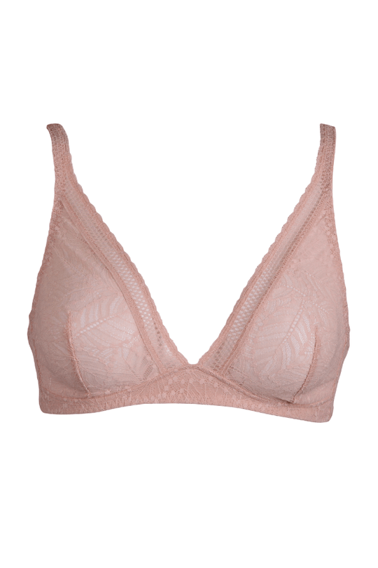 Comete Wireless Triangle Bra - Cream