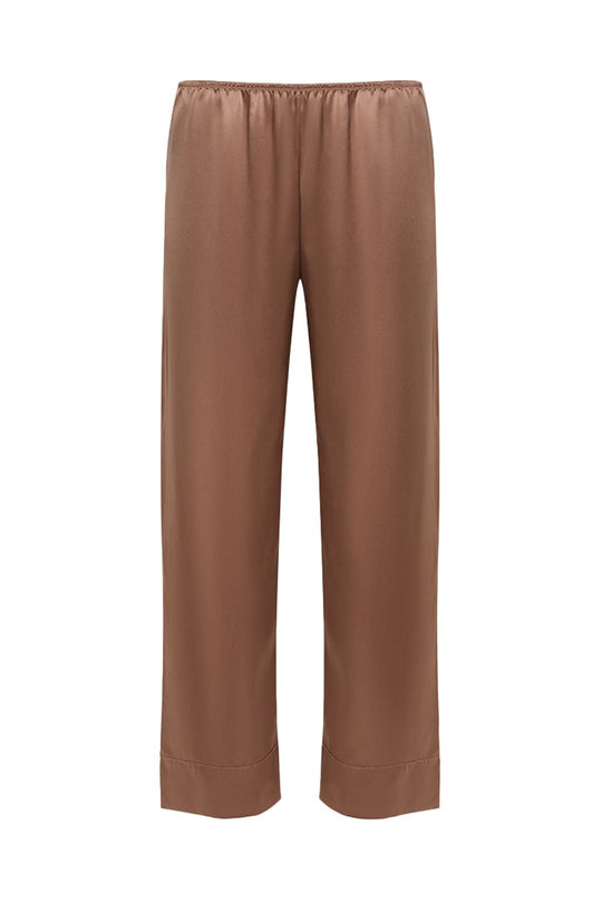 Dream Silk Pant - Light Brown