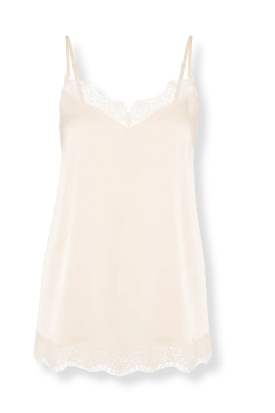 Satin Secrets Top - Cream