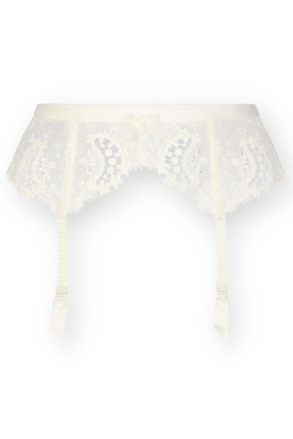 Simone Perele Suspender Wish Suspender Belt - Ivory