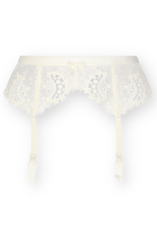 Wish Suspender Belt - Ivory