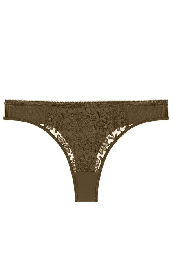 Simone Perele Thongs Amazone Tanga- Olive