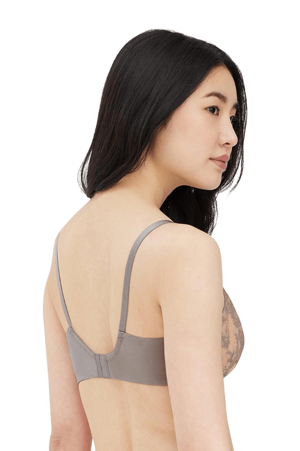 Entice Balconette Bra - Grey - Chérie Amour