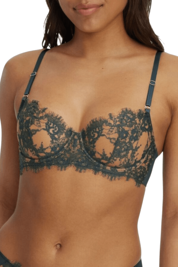 Skarlett Blue Balcony Deep Sea/Ginger / 32 A Entice Balconette Bra - Deep Sea