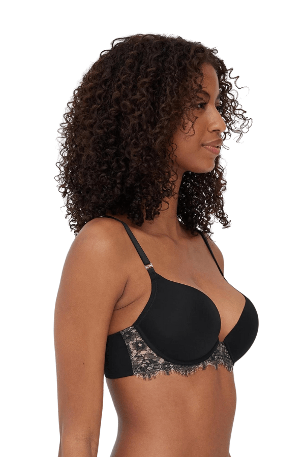 Entice Lace Push-Up Bra - Black - Chérie Amour