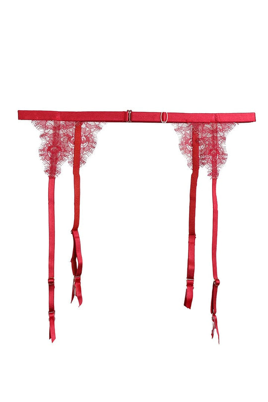 Entice Garter Belt - Red