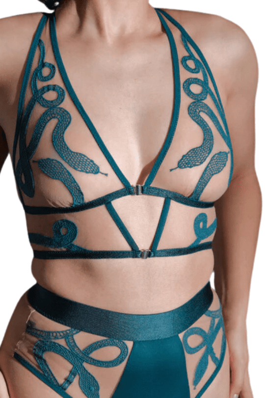 Medusa Bralette - Green