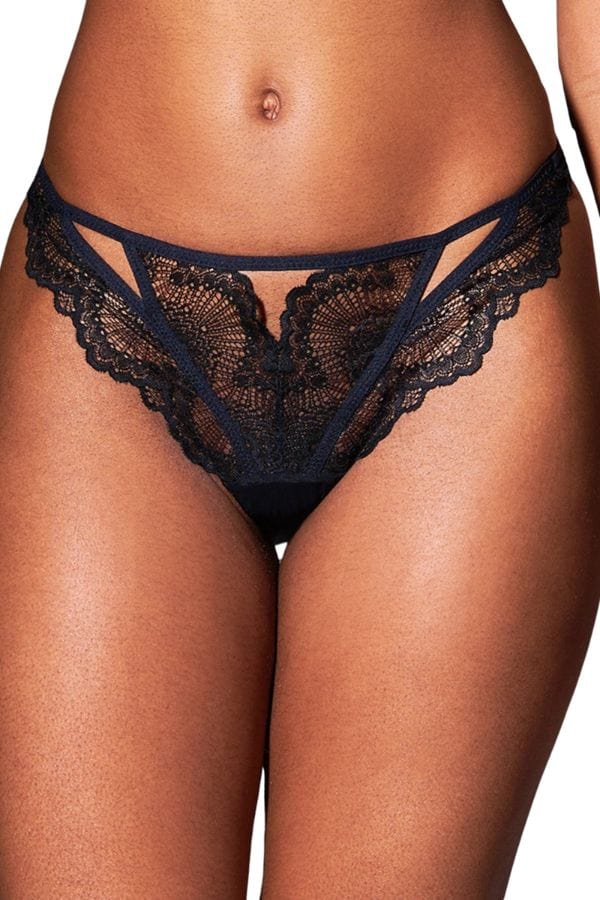 Thistle &amp; Spire Lingerie Kane Thong- Black