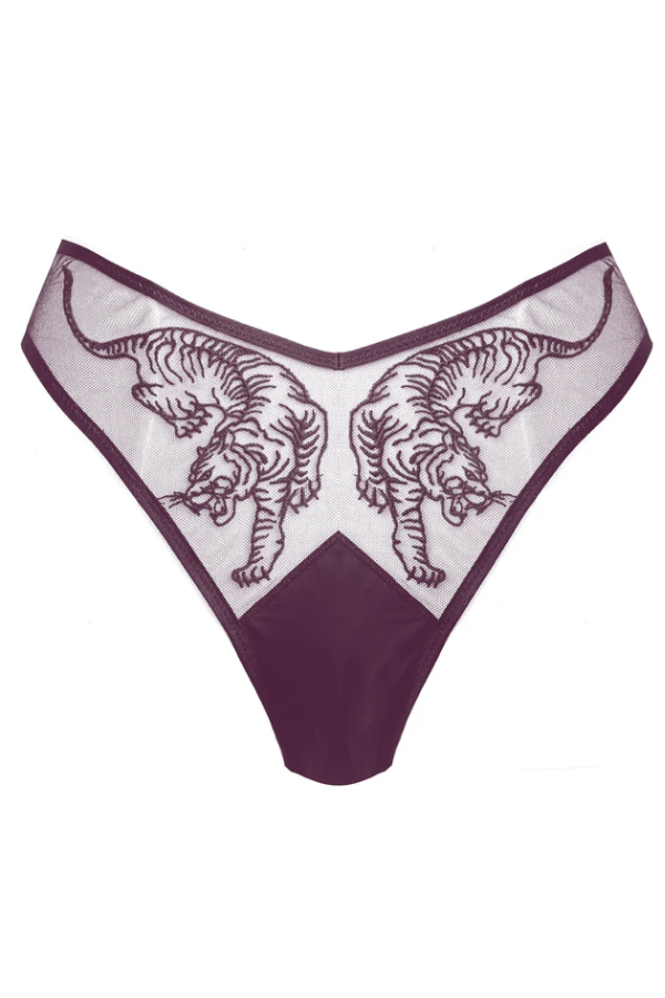 Thistle &amp; Spire Underwear Tigris Thong - Purple