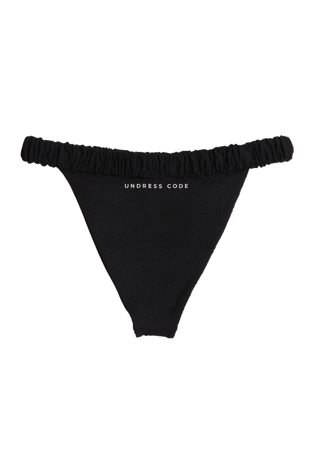 Undress Code Bikini Bottom Girlish Charm Bikini Bottom - Black