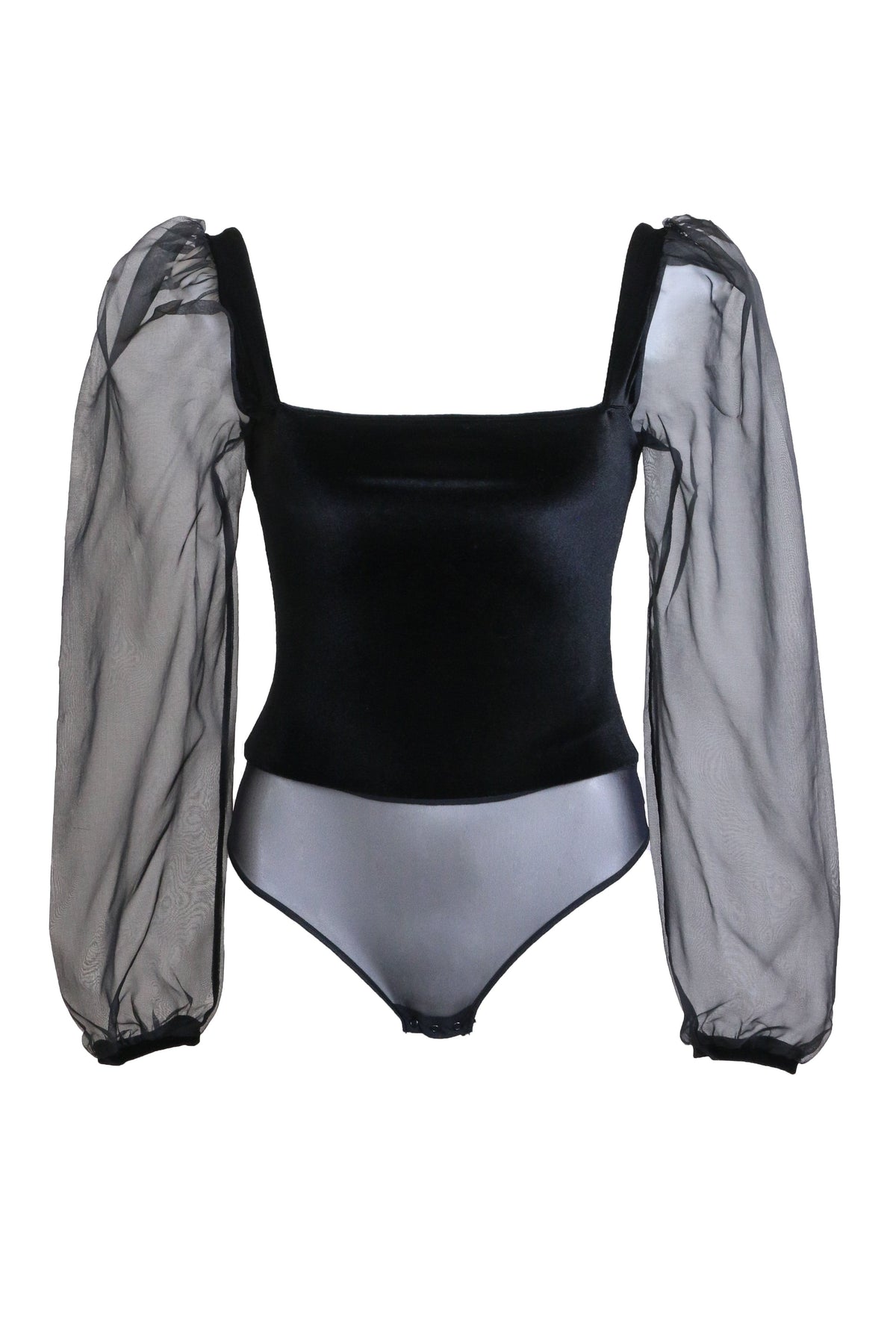 Undress Code Bodysuit Black / XS Hazy Line Bodysuit - Black