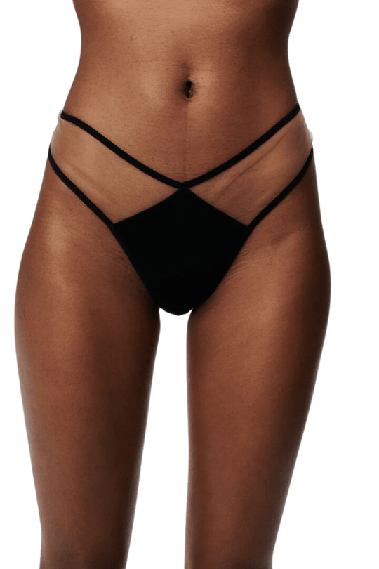 Deja Vu Thong - Black