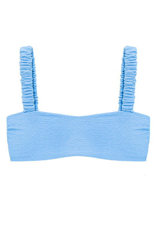 Good Luck Charm Bikini Top - Blue