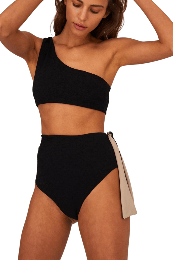 Undress Code Top Perfectly Imperfect Bikini Top - Black