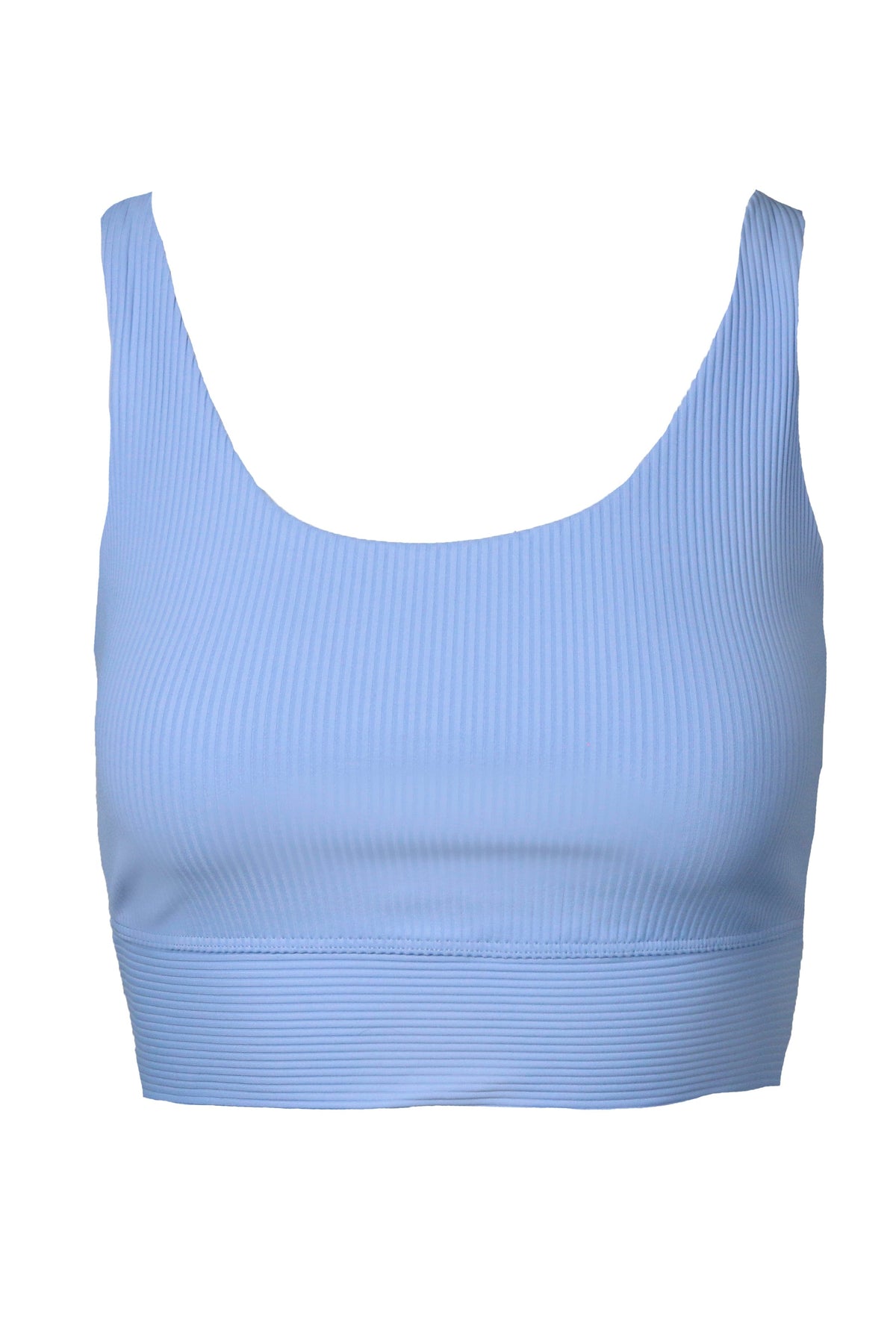 Year of Ours Activewear Baby Blue / S Ribbed Gym Bra - Baby Blue