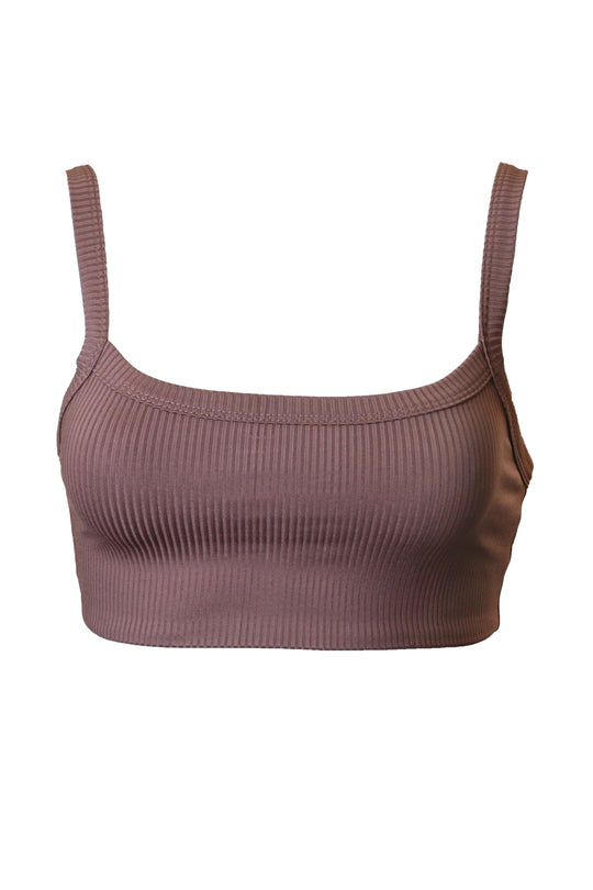 Ribbed Bralette 2.0 - Brown