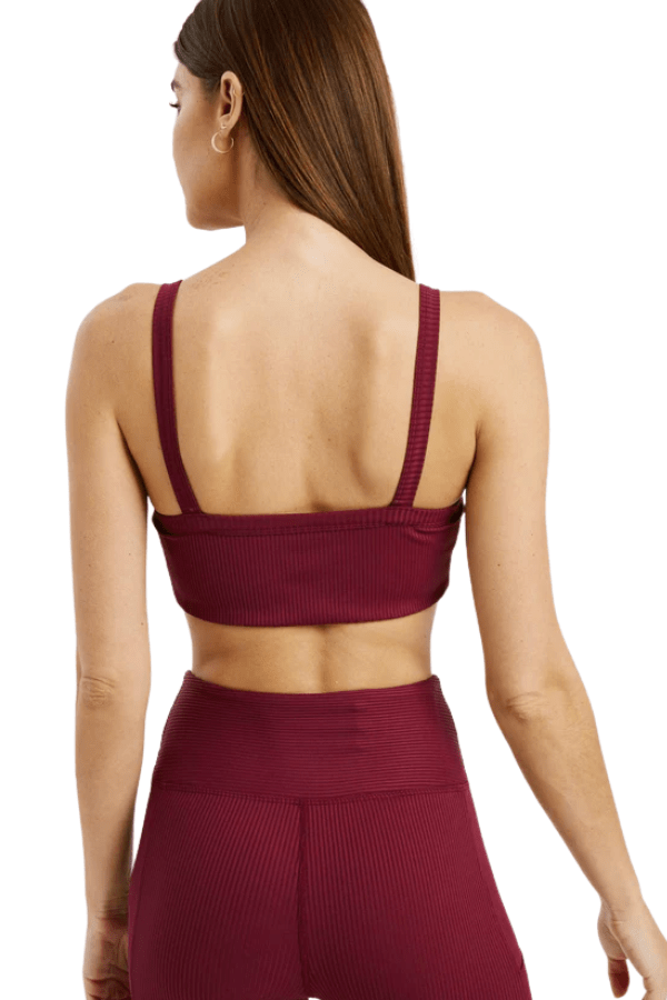 Year of Ours Bralette Ribbed Bralette 2.0 - Dark Cherry