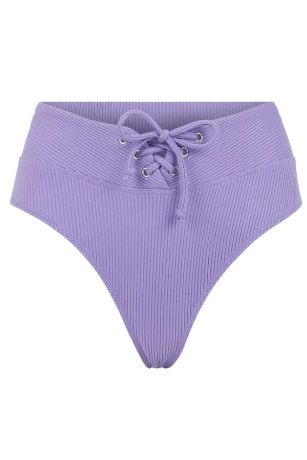 Year of Ours Swimwear Football Bikini Bottom - Lavender