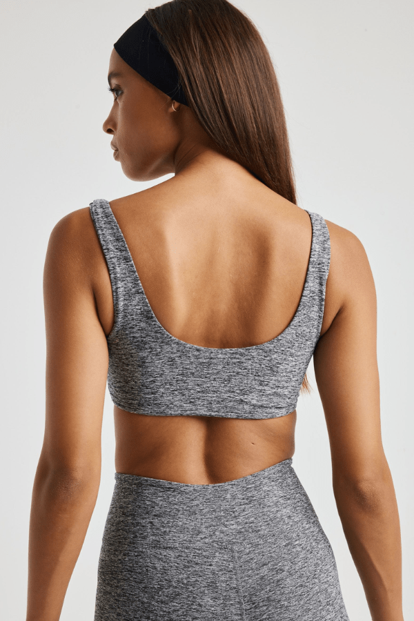 Year of Ours Swimwear Heather Grey / S The Isadora Bra - Heather Grey