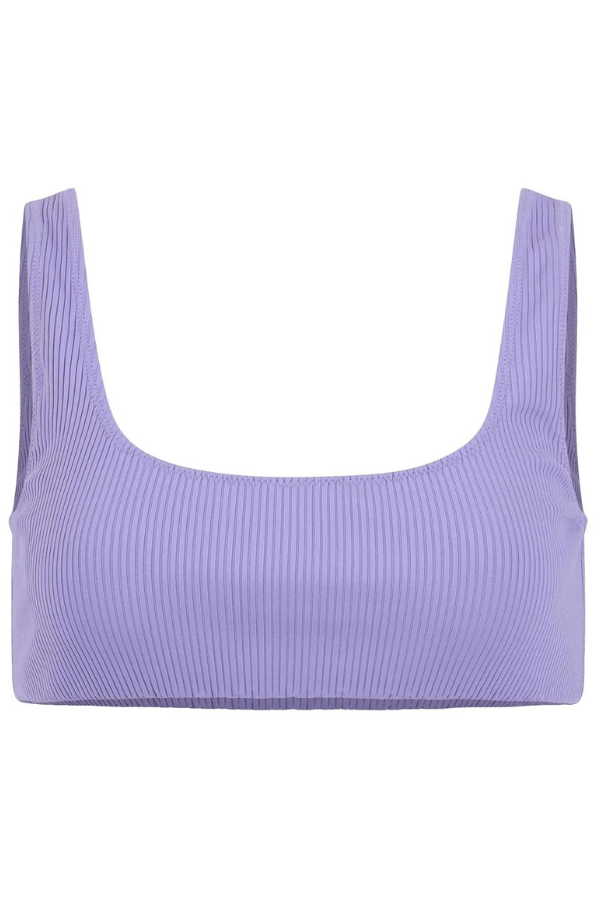 Year of Ours Swimwear Julianna Bikini Top - Lavender