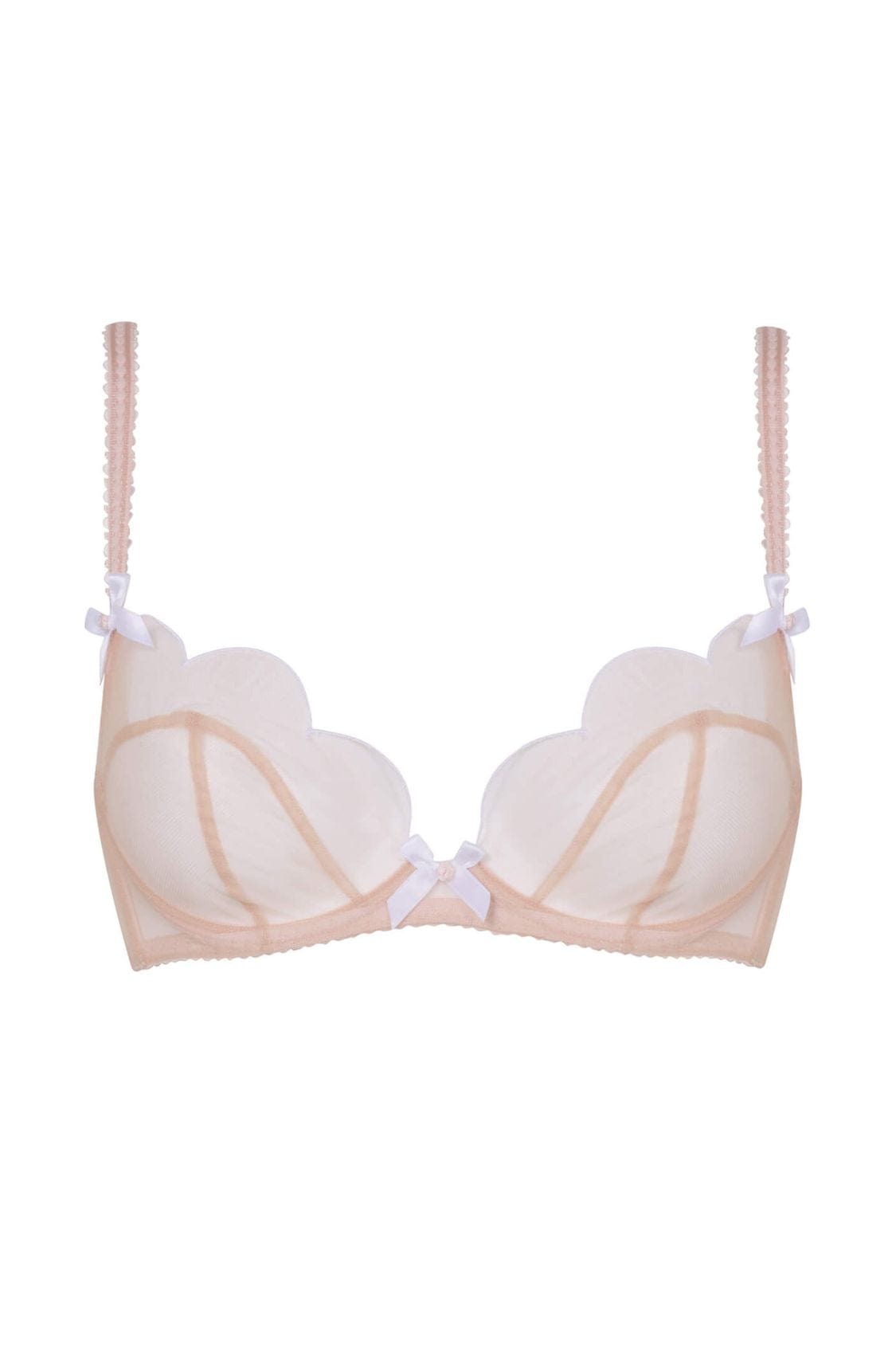 Agent Provocateur Bras Lorna Lace Bra - Peach/White