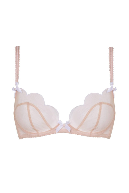 Lorna Bra - Peach/White