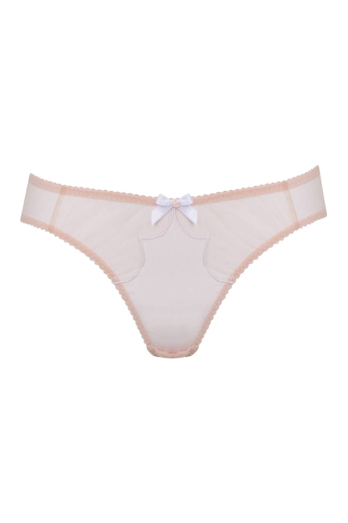 Lorna Bra - Peach/White - Chérie Amour