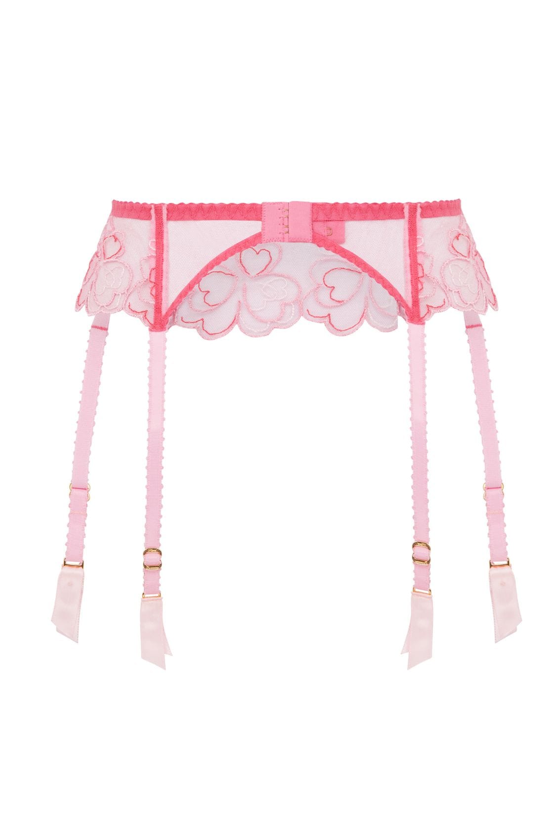 Agent Provocateur Suspender Maysie Suspender - Fuchsia/Baby Pink