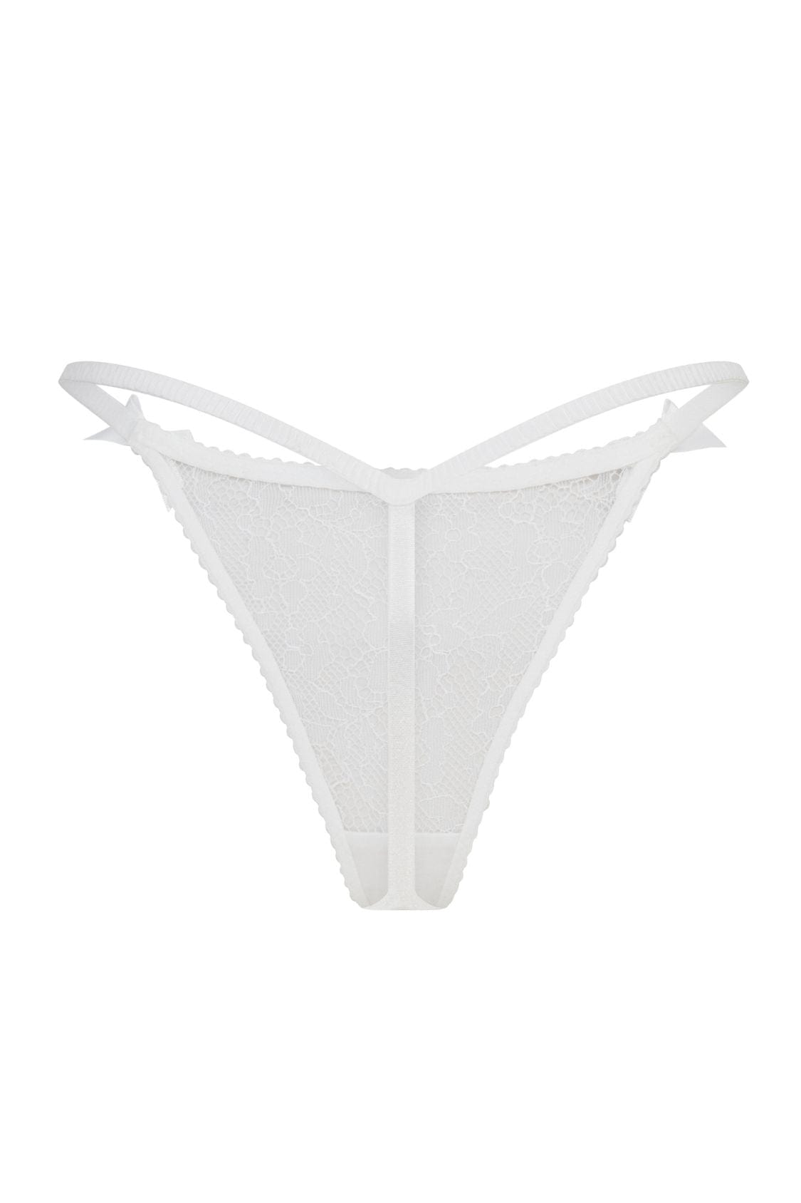 Agent Provocateur Thong Lorna Lace Trixie - White