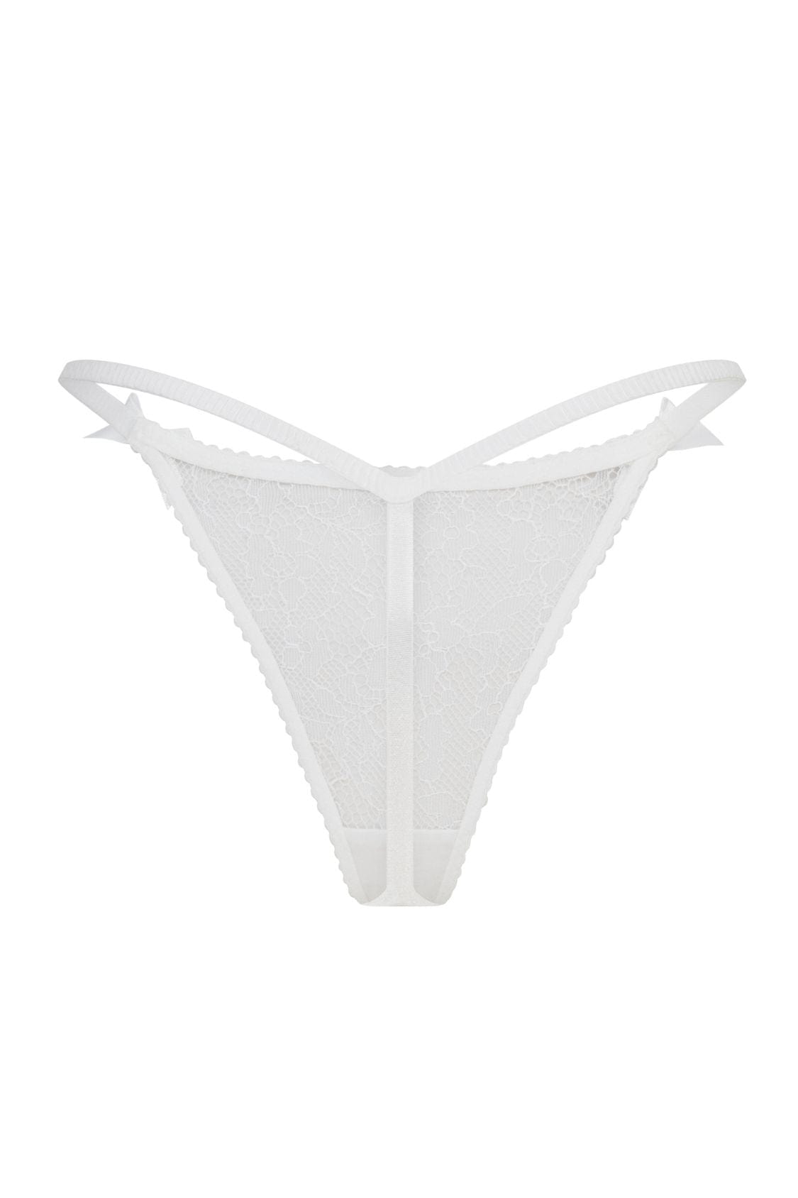 Agent Provocateur Thong Lorna Lace Trixie - White