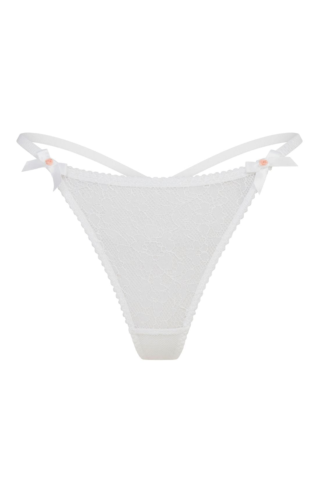 Agent Provocateur Thong Lorna Lace Trixie - White