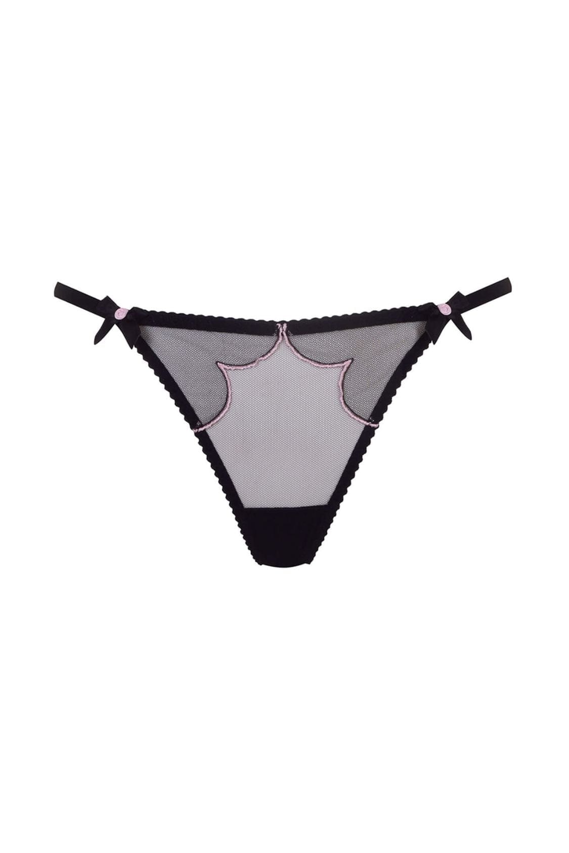 Agent Provocateur Thong Lorna Thong - Black/Pink