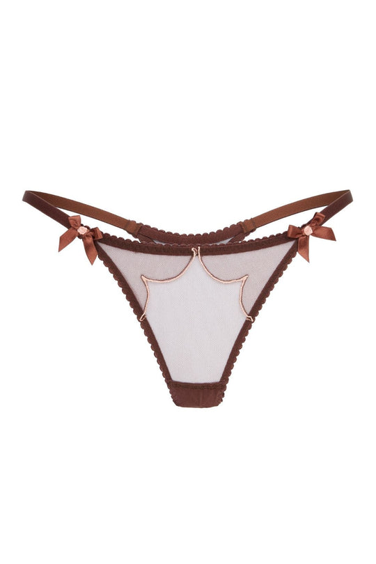 Lorna Thong - Brown/Peach