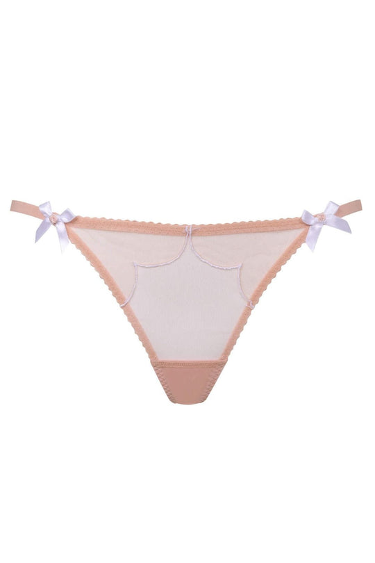 Lorna Thong - Peach/White