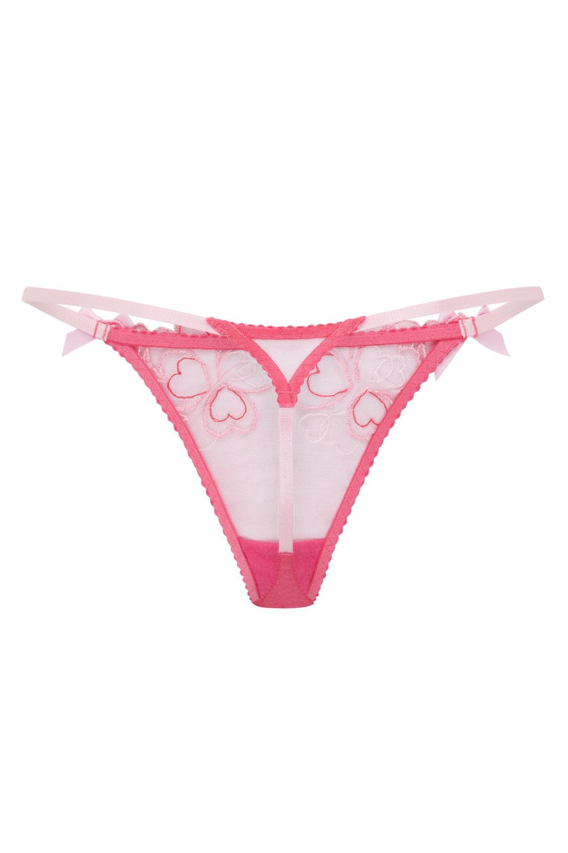Agent Provocateur Thong Maysie Thong - Fuchsia/Baby Pink