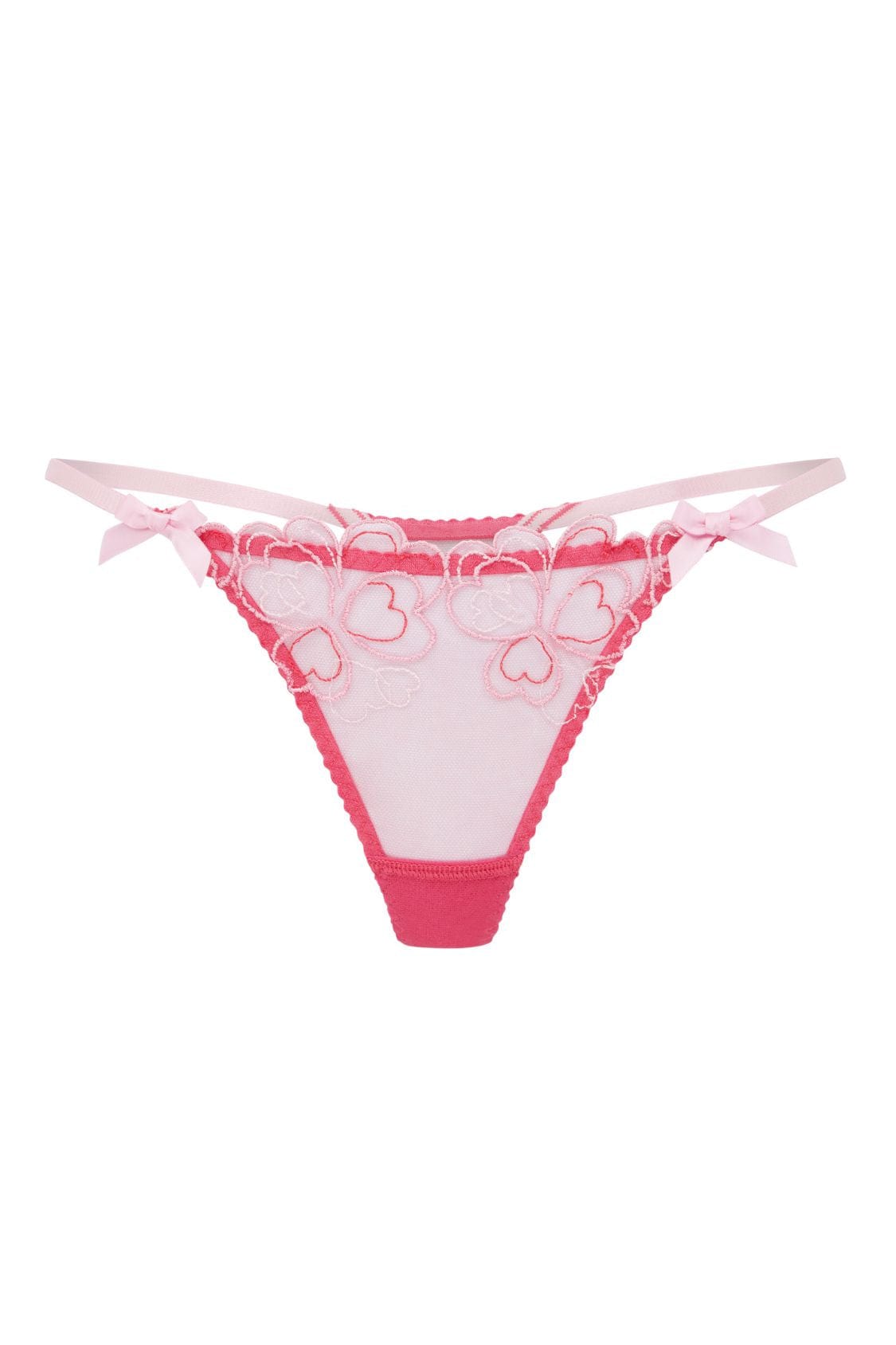 Agent Provocateur Thong Maysie Thong - Fuchsia/Baby Pink