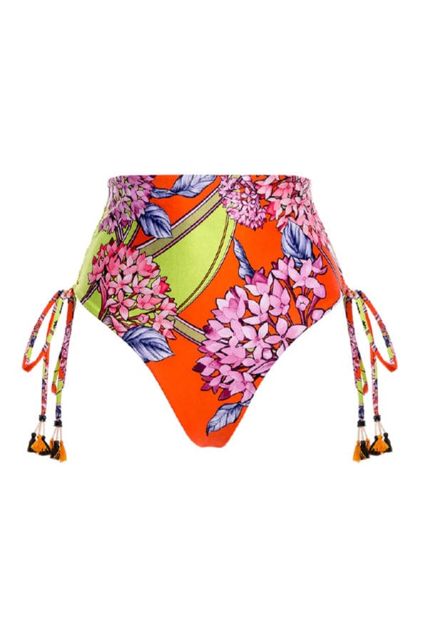 Agua Bendita Swimwear Etta Handcrafted Reversible Bikini Bottom- Suki Drop