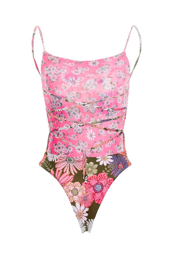 Agua Bendita Swimwear Kali Handcrafted One Piece- Java Drop