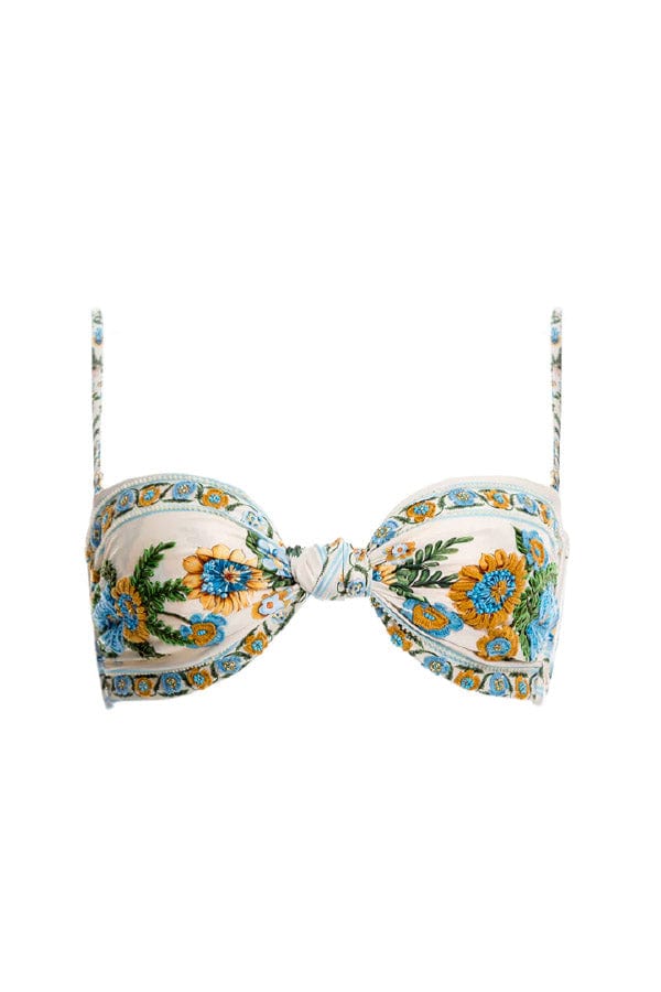 Agua Bendita Swimwear Lucille Bikini Top- Aine Drop