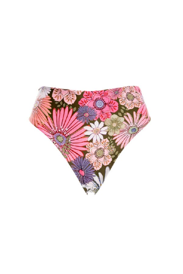 Agua Bendita Swimwear Penelope Reversible Bikini Bottom- Java Drop